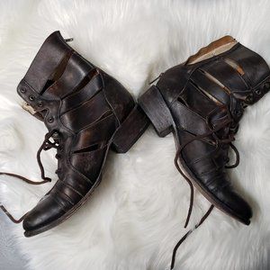 Freebirds Heavn boho lace booties